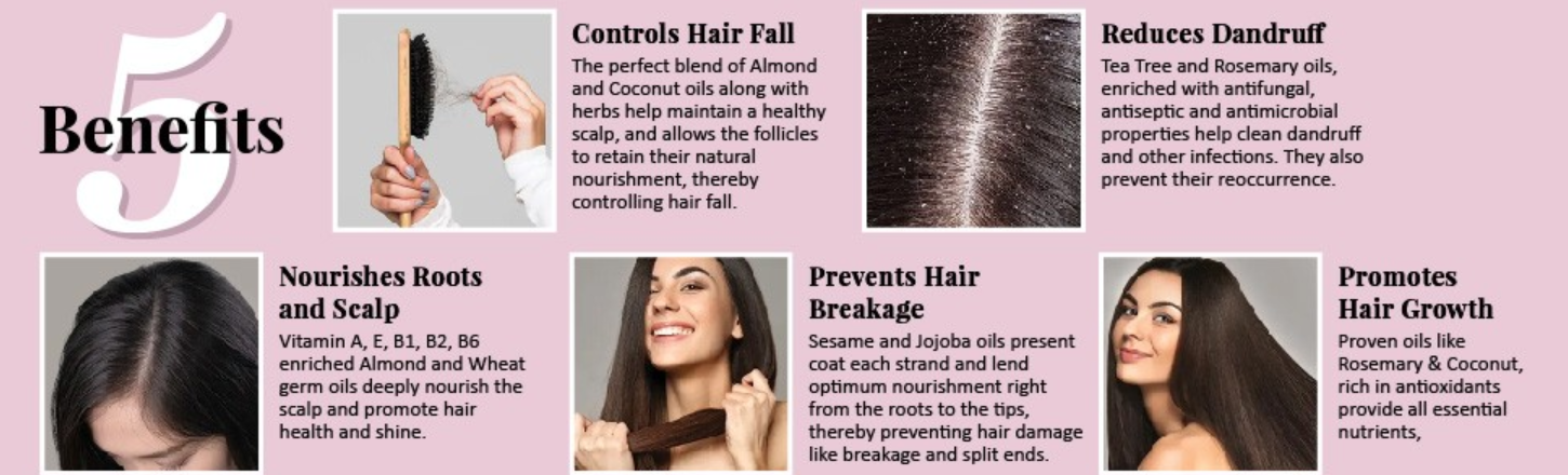 benefits of 5 in 1 hair oil