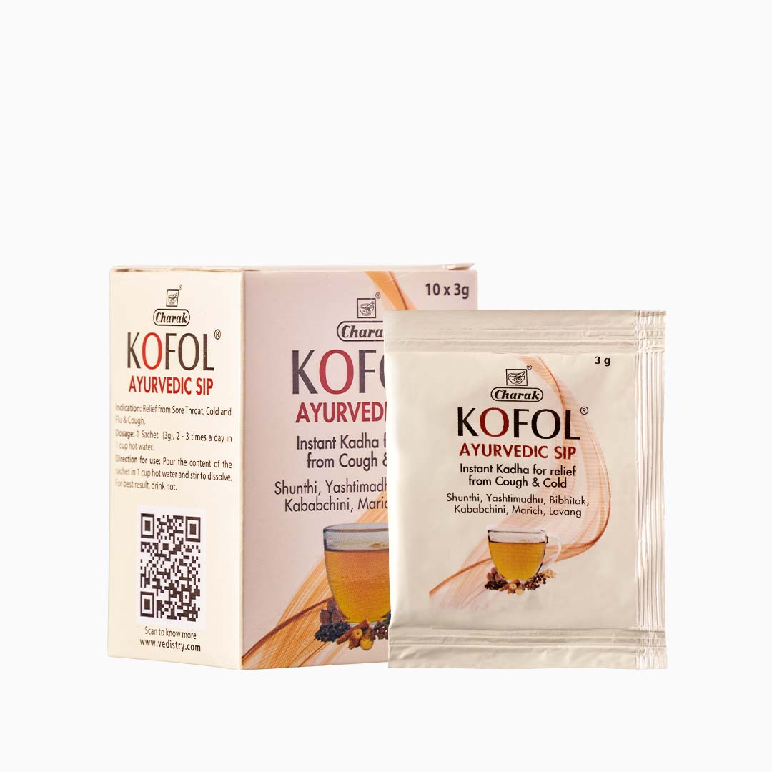 Kofol Ayurvedic Sip – Instant Kadha-2 + 1 Free