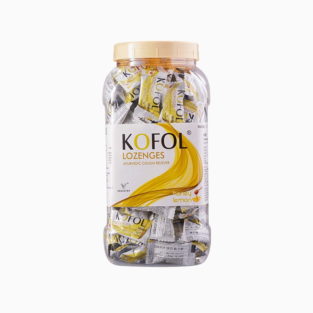 Kofol Lozenges Jar (Honey Lemon)