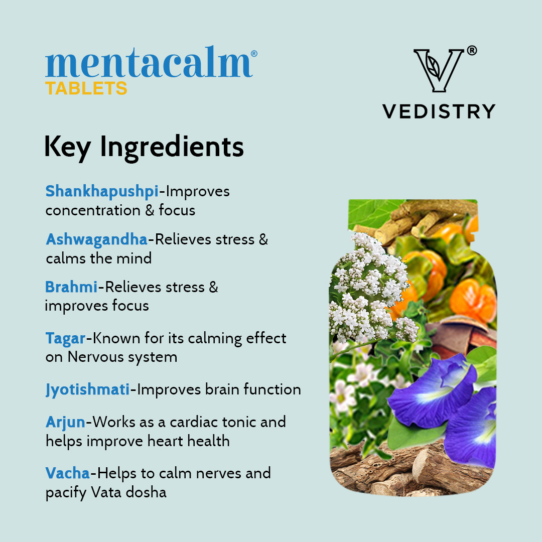 ingredients mentacalm tablets