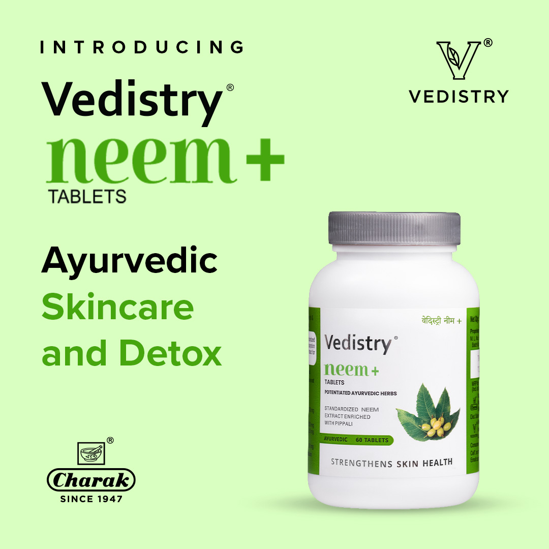 Neem+ Tablets Unleash Ayurvedic Skin Detoxification