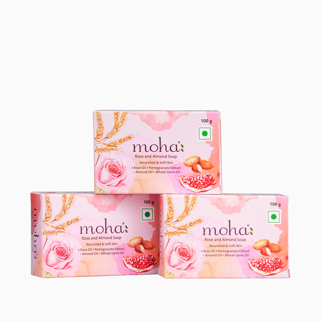 moha: Rose and Almond Soap